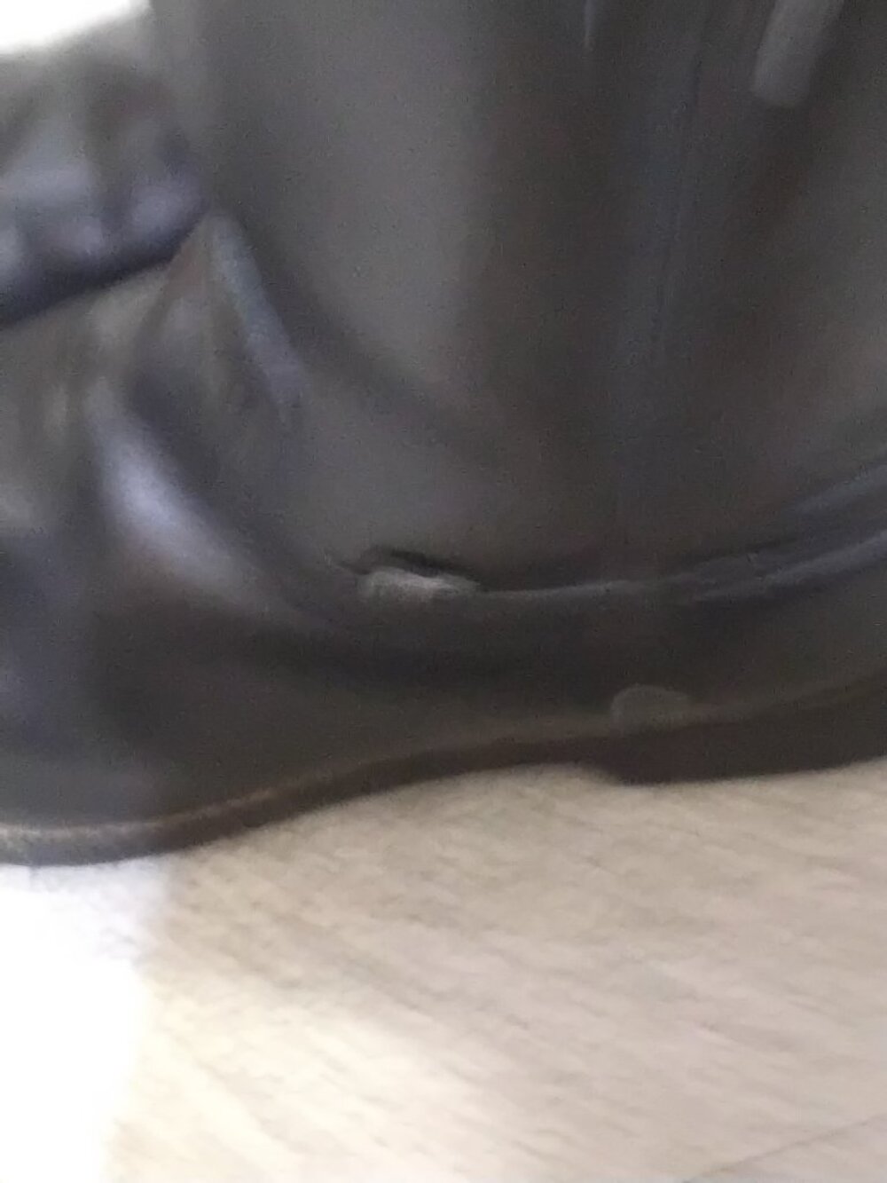 Justin Men's Temple 10" Black Leather Roper Western Boots | JB3000 | Size 12D - Picture 5 of 10